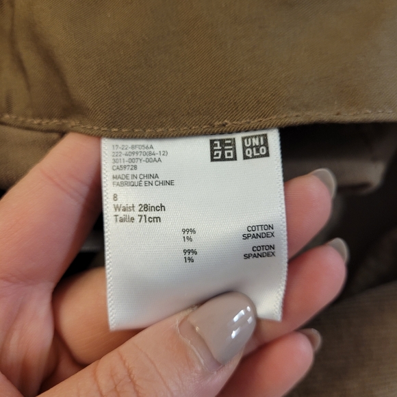 Uniqlo corduroy skirt - size 8 - Picture 3 of 3